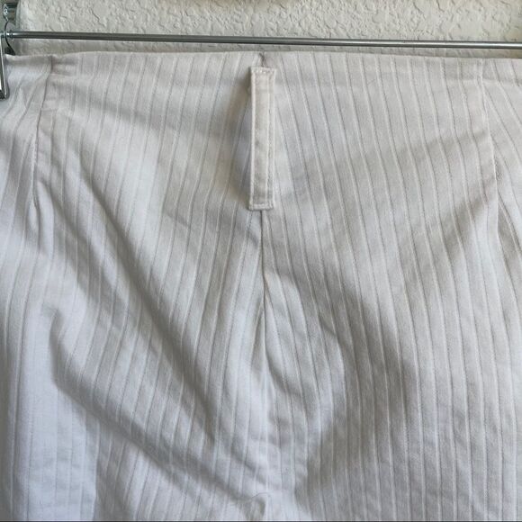 First Kiss White Cotton Pants, Junior Size 7 - Picture 4 of 11